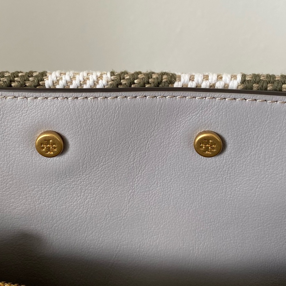 NWOT Tory Burch LEE RADZIWILL STRIPE DOUBLE BAG $1,098 - Picture 12 of 12